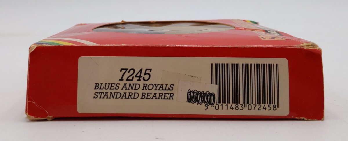 Britains Metal-Models 1:32 Hand Painted 7245 Blues & Royals Standard Bearer LN/Box