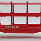 Lionel 6-9281 O Gauge Santa Fe Tri-level Auto Carrier EX