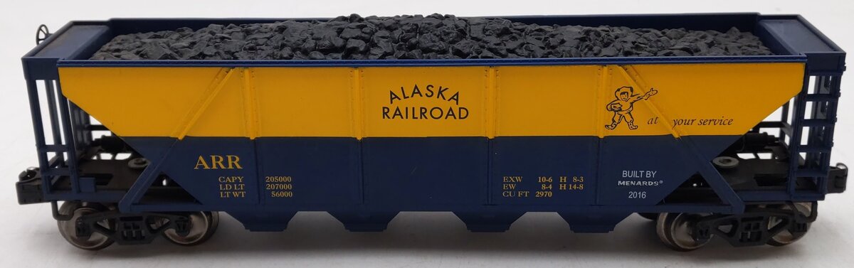 Menards 279-3065 Alaska Railroad Hopper Car #90303 EX/Box