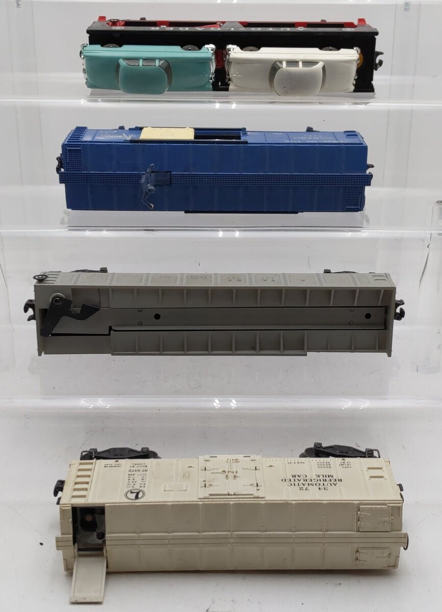 Lionel Vintage O Gauge Freight Cars #356225,3472,3424,6414 [4] VG