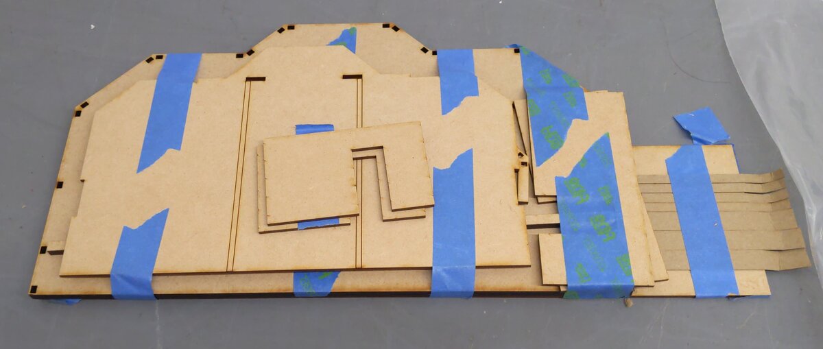 Farmhouse Lasercut Building Kit LN