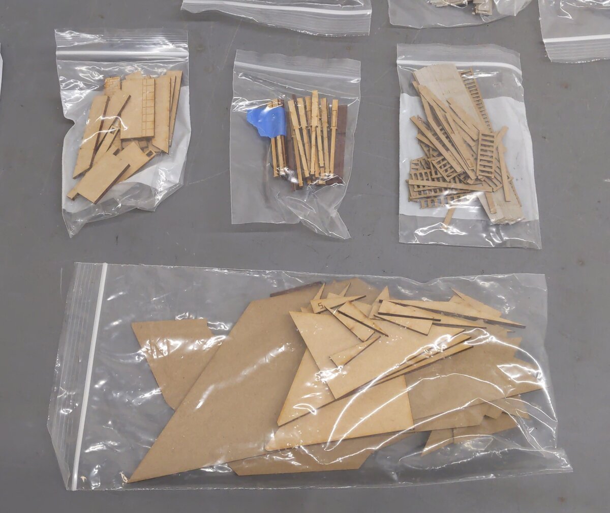 Farmhouse Lasercut Building Kit LN