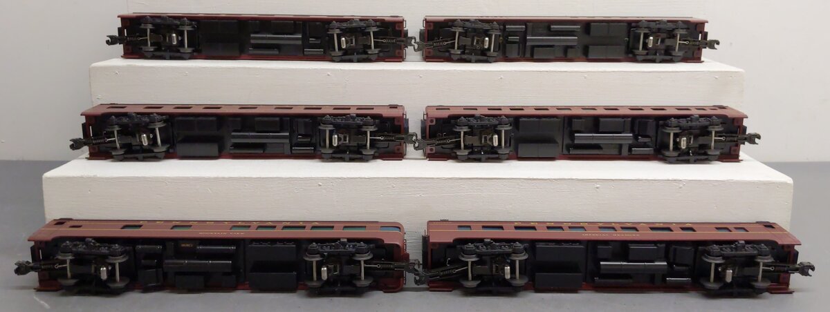 Right-of-Way 5704 O BRASS Pennsylvania 6-Car Passenger Set - 3 Rail EX/Box
