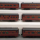Right-of-Way 5704 O BRASS Pennsylvania 6-Car Passenger Set - 3 Rail EX/Box