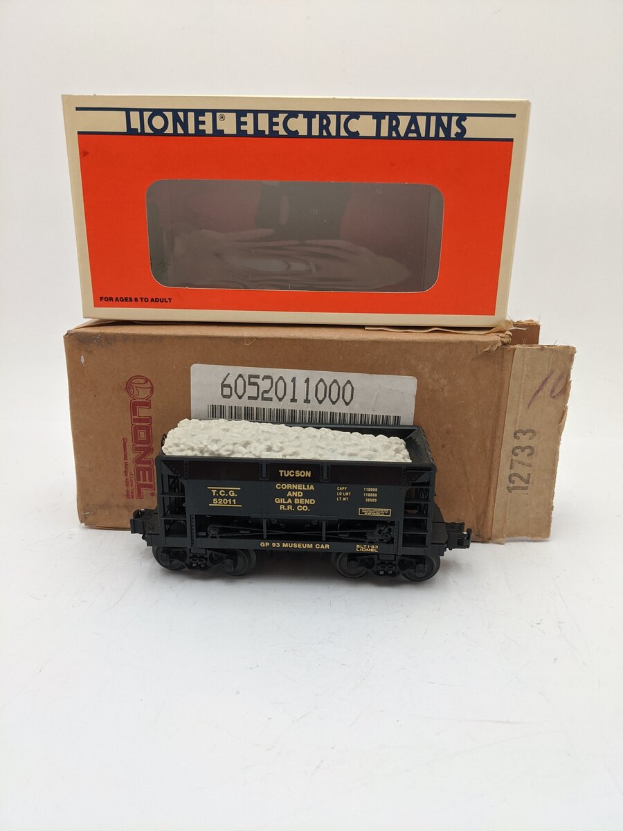 Lionel 6-52011 O Gauge Gadsden Pacific Cornelia & Gila Bend Museum Ore Car EX/Box