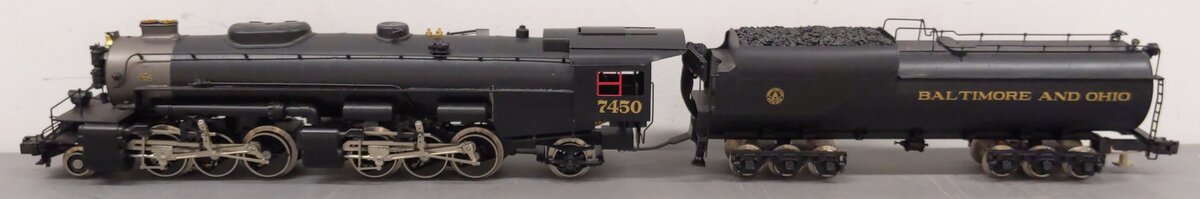 Right-of-Way KK2 Right-of-Way BRASS KK2 2-6-6-2 B&O Steam Loco/Tender #7450 EX/Box