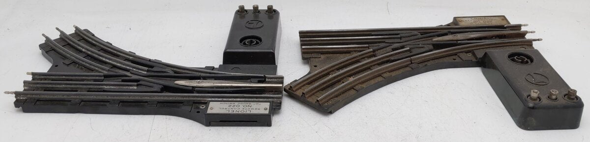 Lionel O22 Vintage O Left-Hand & Right-Hand Electric Remote Switches VG