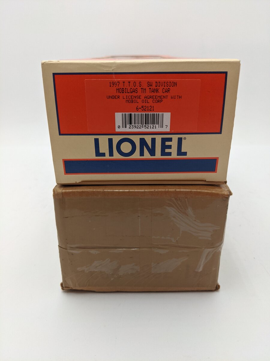 Lionel 6-52121 O Gauge TTOS-1997 SW Division Mobilgas TM Tank Car #238 EX/Box