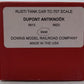 Downs Model RR TC-707 S Scale Dupont Tank Car EX/Box
