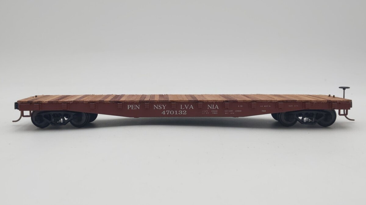 American Models 6017 S Pennsylvania Railroad Flatcar #470132 LN/Box