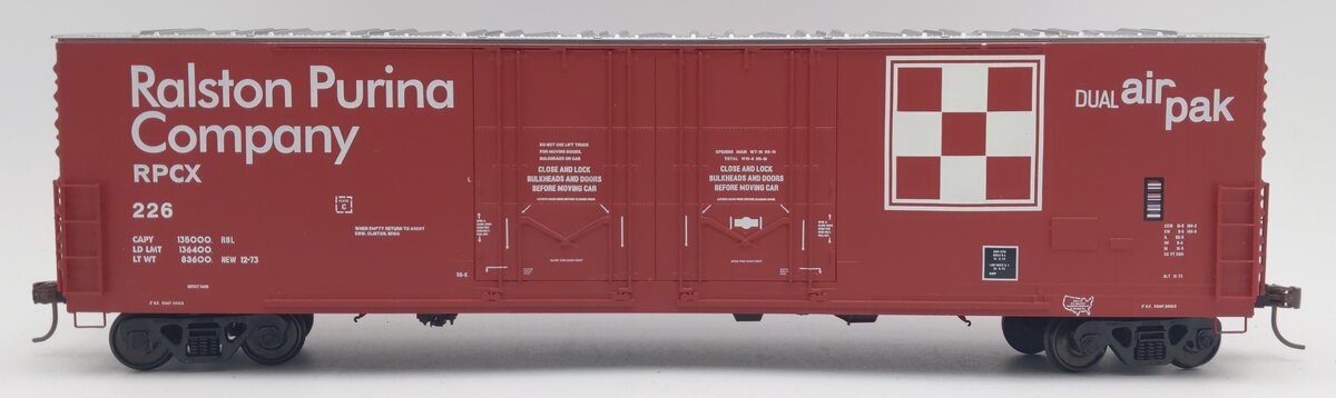 Des Plaines Hobbies SSA18033 S Ralston Purina Evans 53 RNL Insulated Boxcar #226 LN/Box