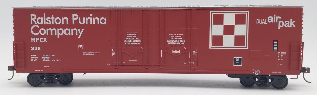 Des Plaines Hobbies SSA18033 S Ralston Purina Evans 53 RNL Insulated Boxcar #226 LN/Box