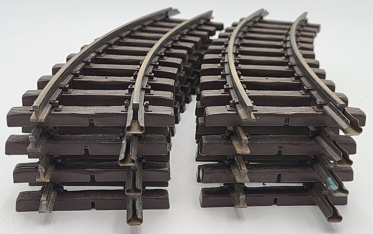 LGB 1100 G Gauge Curved Track Sections (8) VG