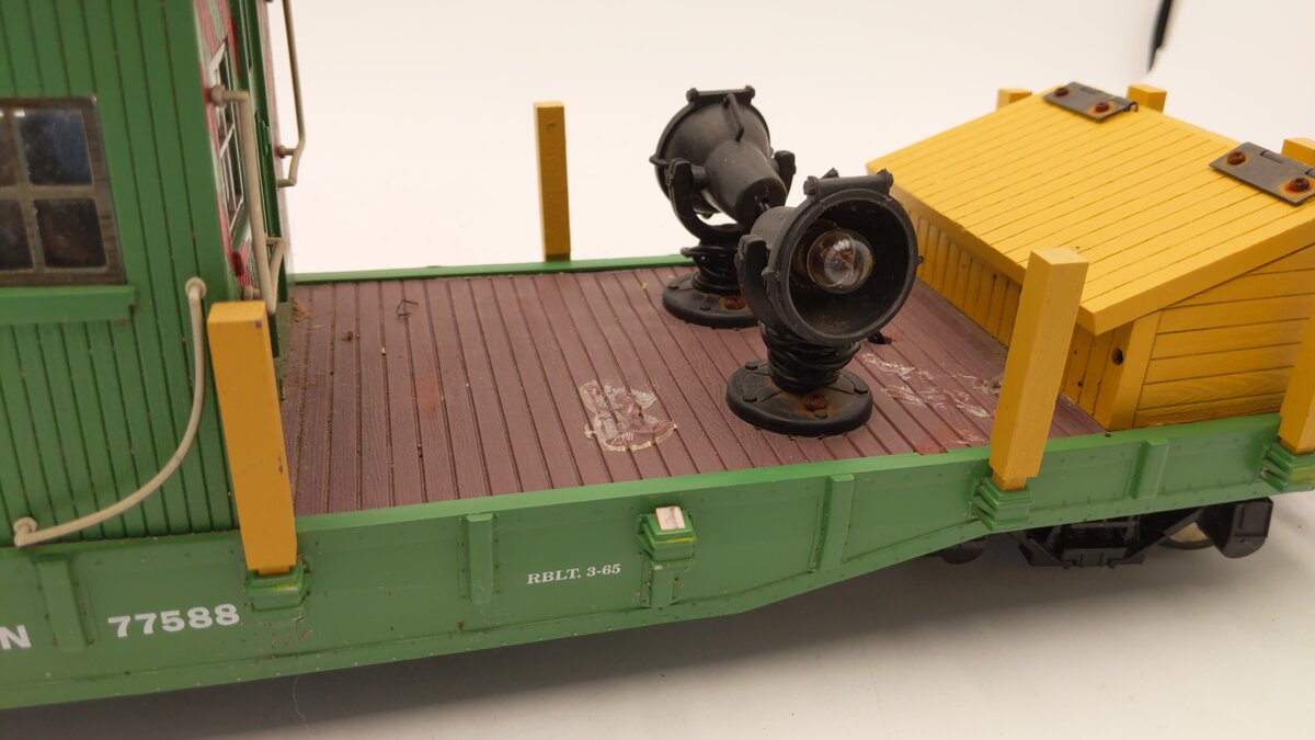 Aristo-Craft 46367 Burlington Northern Searchlight Car VG