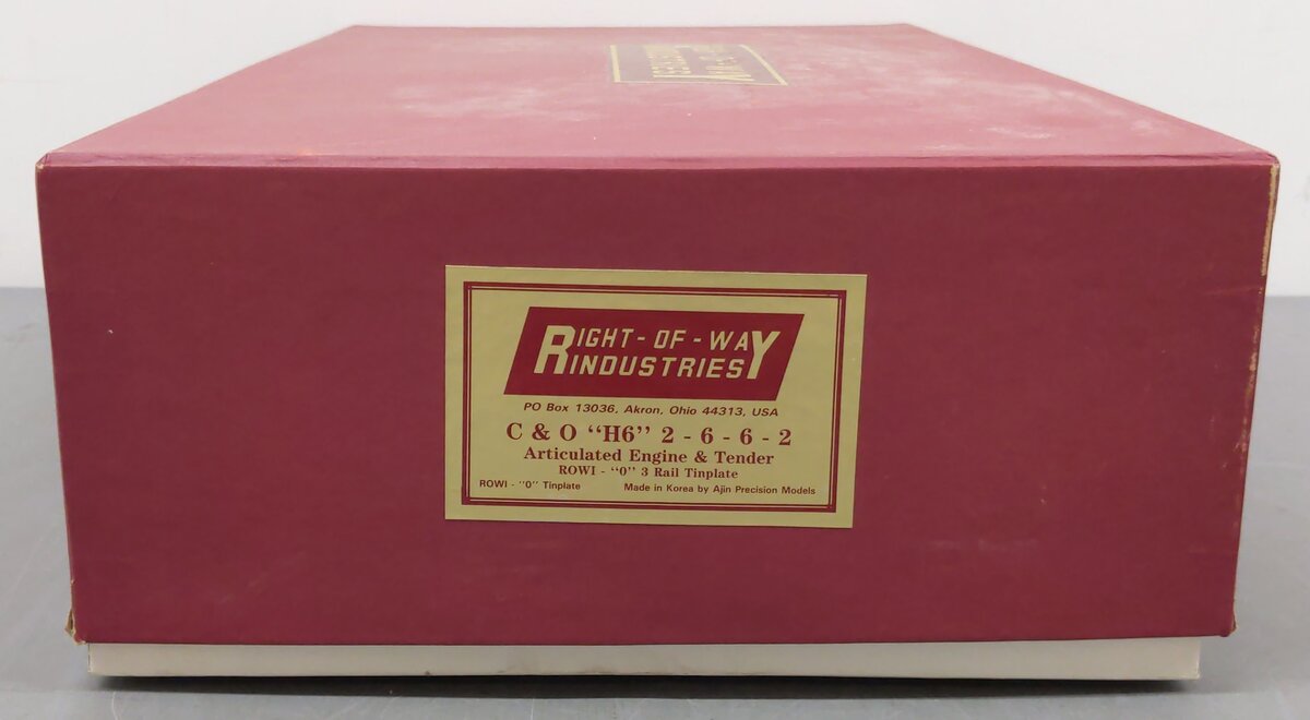 Right-of-Way 2662 O Scale BRASS C&O 