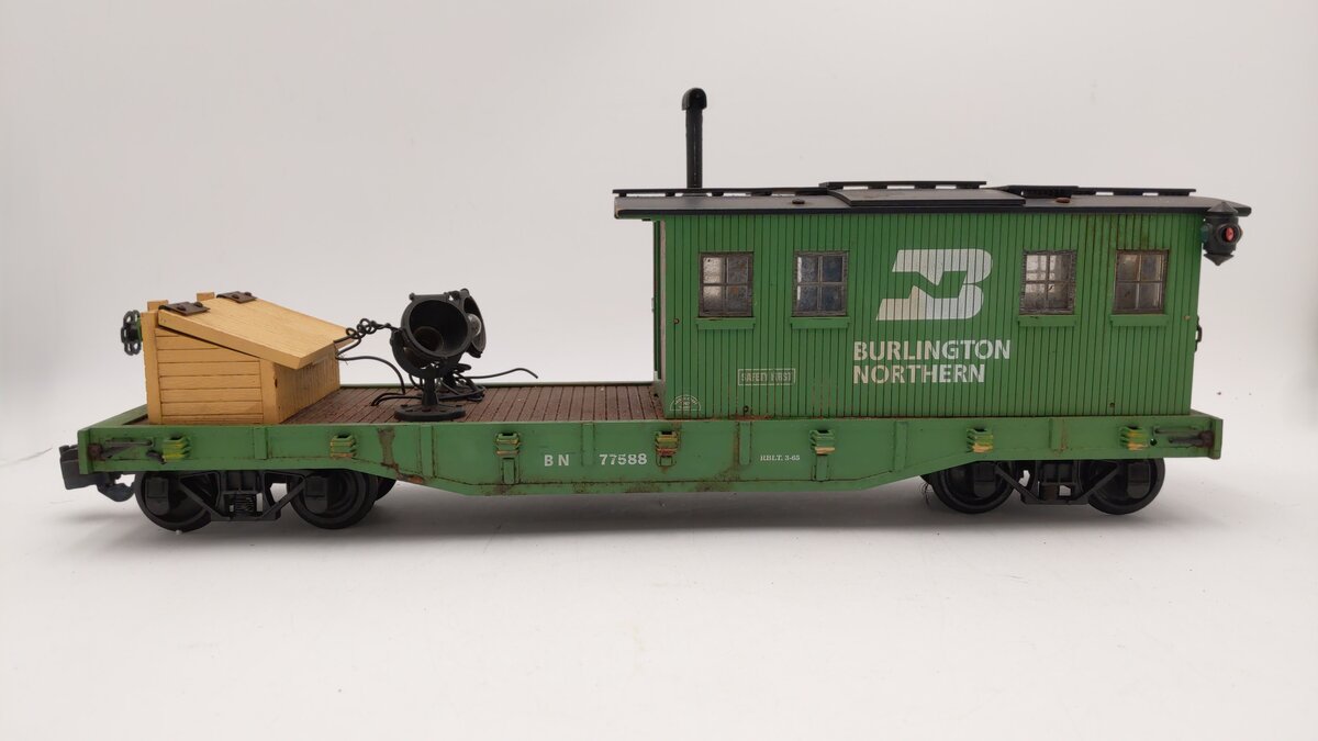 Aristo-Craft 46367 Burlington Northern Searchlight Car VG