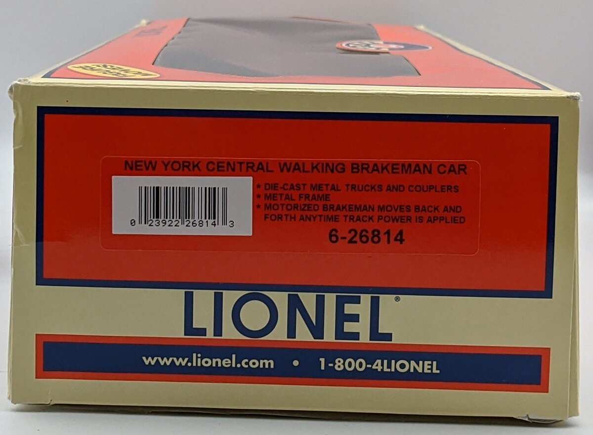 Lionel 6-26814 O Gauge New York Central Walking Brakeman Car #174227 EX/Box