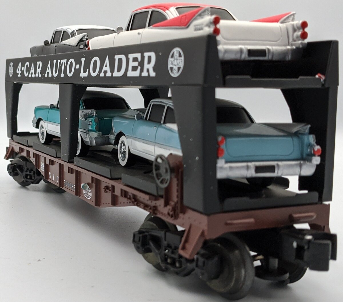 Lionel 6-19489 O Gauge NYC Evans 4-Car Auto Loader #500085 LN/Box
