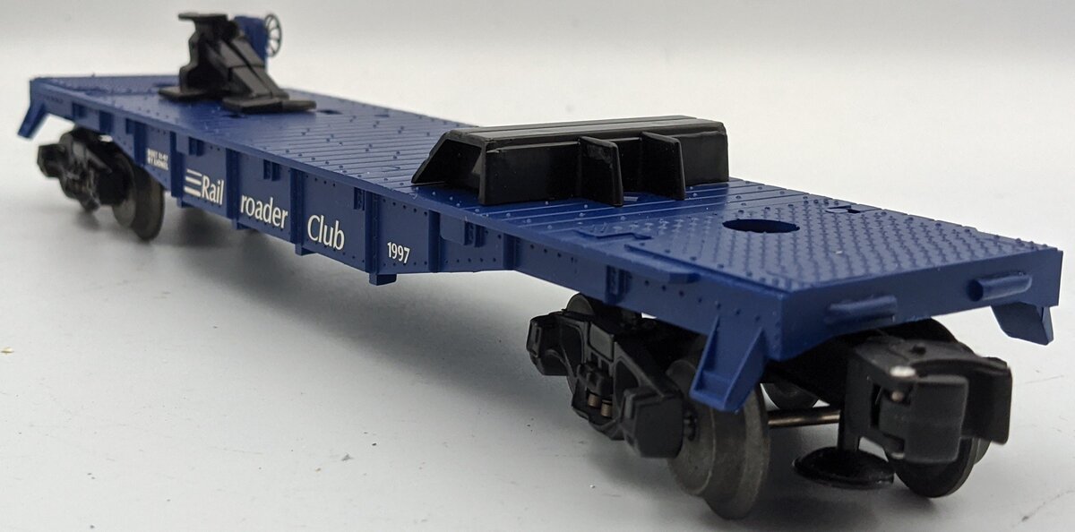 Lionel 6-19437 O Gauge Lionel Rail Roader Club Flatcar w/Inside Track Trailer/Box