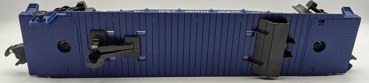 Lionel 6-19437 O Gauge Lionel Rail Roader Club Flatcar w/Inside Track Trailer/Box