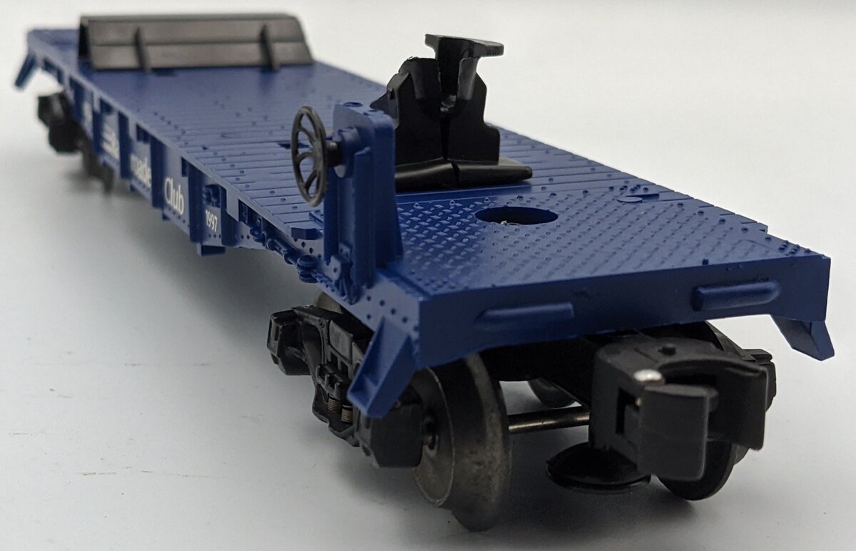 Lionel 6-19437 O Gauge Lionel Rail Roader Club Flatcar w/Inside Track Trailer/Box
