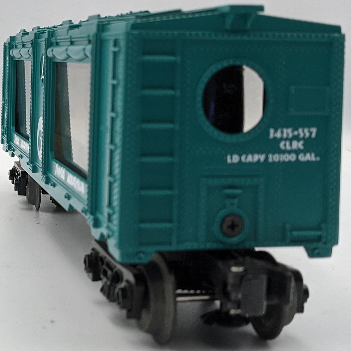 Lionel 6-52120 O ChicagoLand Railroad Club Shedd Operating Aquarium Car MT/Box