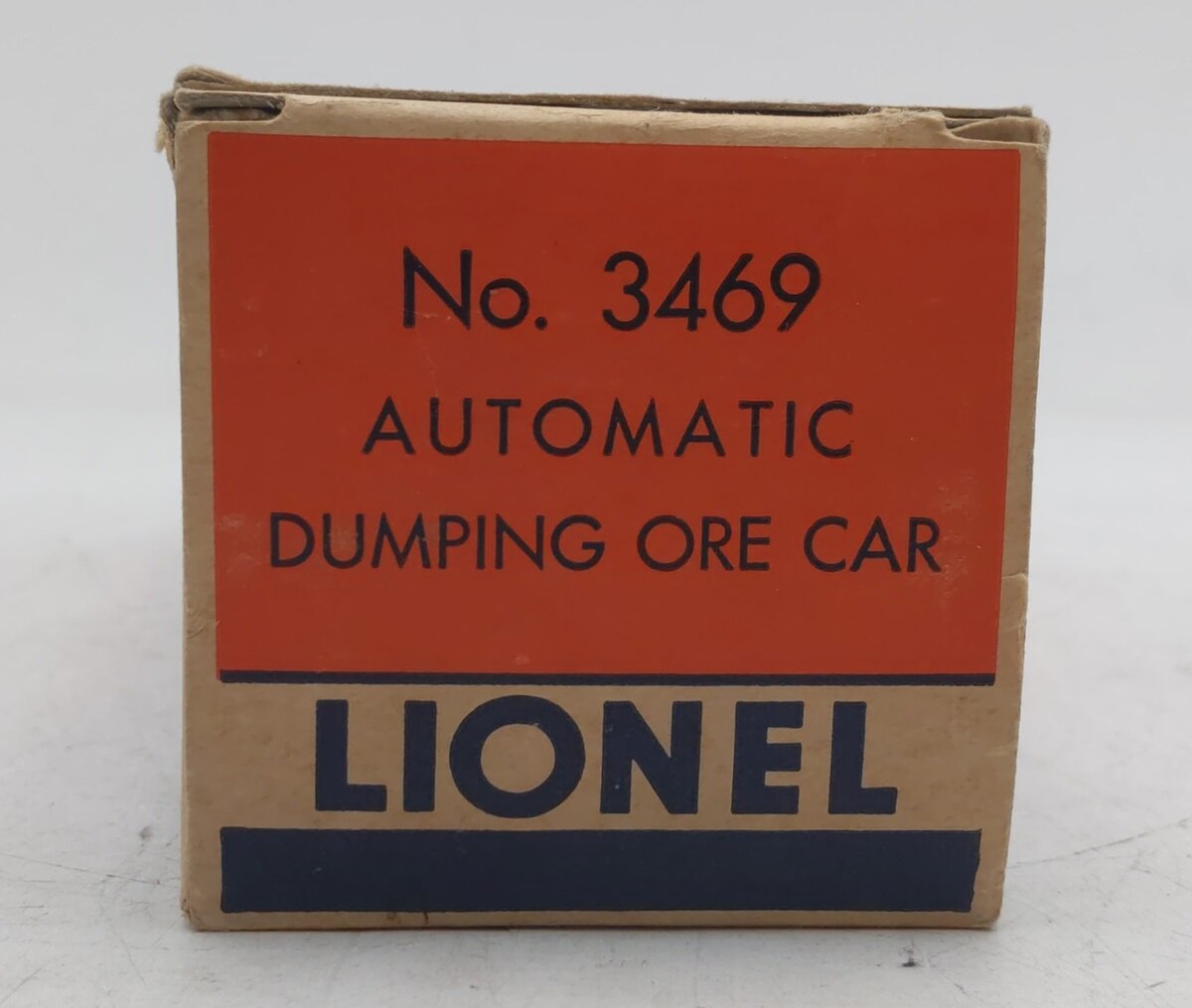 Lionel 3469 Vintage O Lionel Lines Black Automatic Dump Car VG/Box
