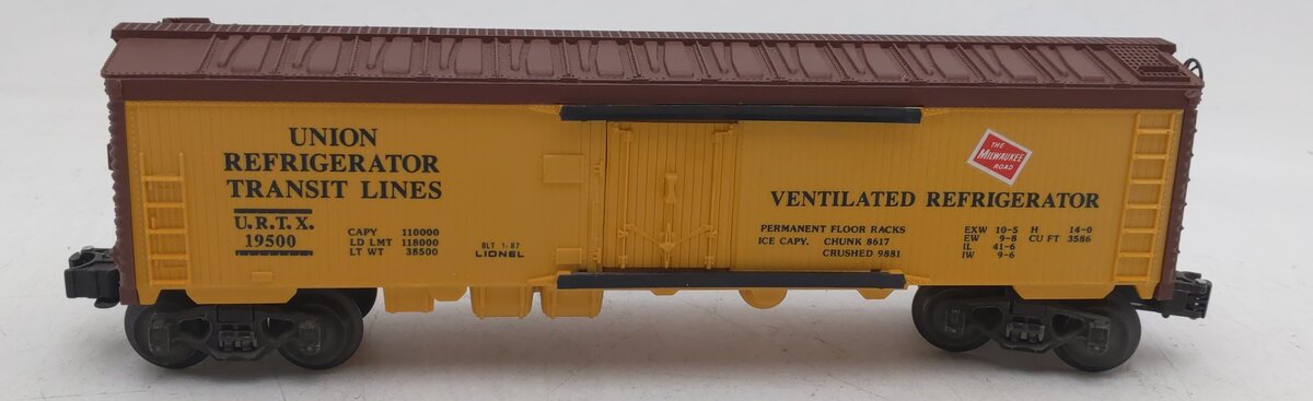 Lionel 6-19500 O Gauge Milwaukee Road Reefer Car #19500 EX