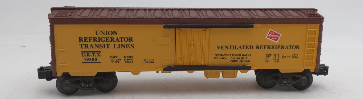 Lionel 6-19500 O Gauge Milwaukee Road Reefer Car #19500 EX