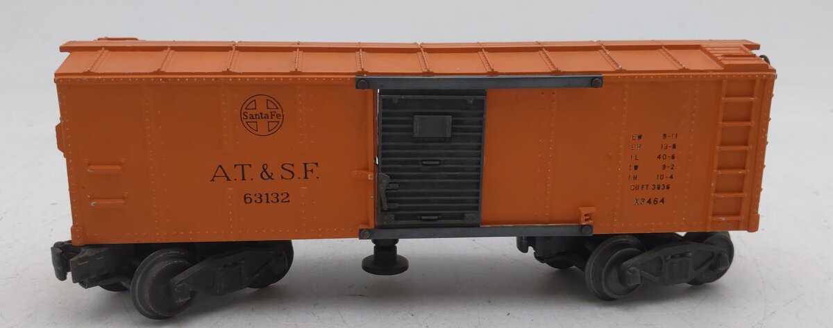 Lionel X3464 Vintage O New York Central Operating Boxcar w/Black Plastic Doors VG