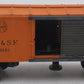 Lionel X3464 Vintage O New York Central Operating Boxcar w/Black Plastic Doors VG