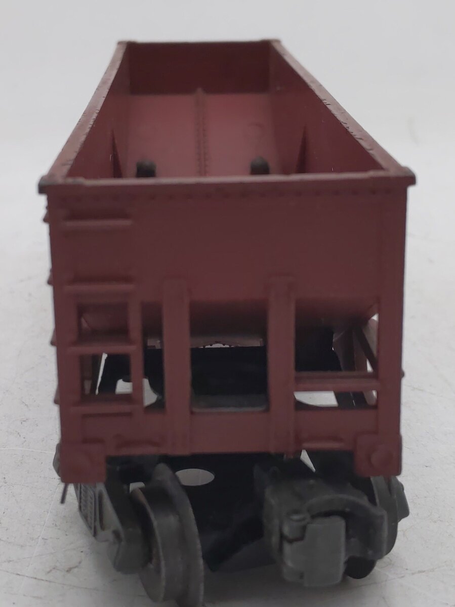 Lionel 6456 Vintage O Lehigh Valley Maroon 2-Bay Hopper Car VG