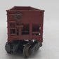 Lionel 6456 Vintage O Lehigh Valley Maroon 2-Bay Hopper Car VG