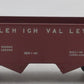 Lionel 6456 Vintage O Lehigh Valley Maroon 2-Bay Hopper Car VG
