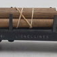 Lionel 3461 Vintage O Lionel Lines Operating Log Dump Car VG