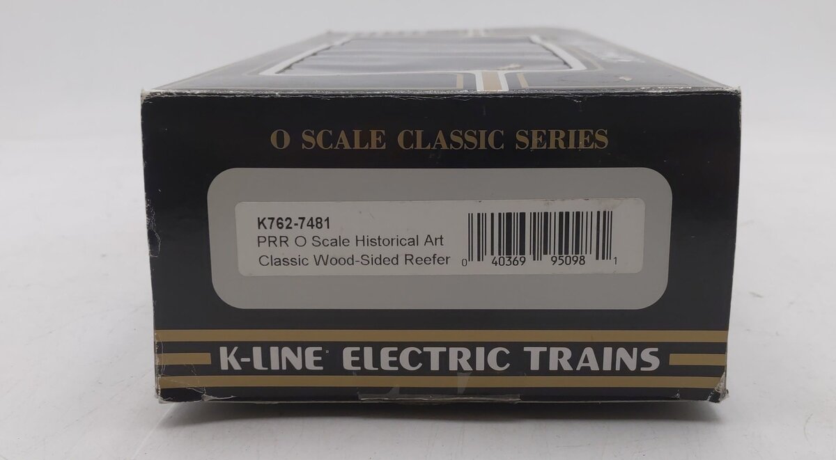 K-Line K762-7481 O Gauge Pennsylvania Historic Art Woodside Reefer #7627485 EX/Box