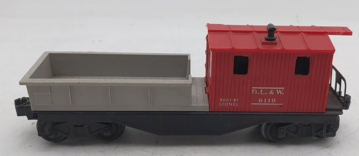 Lionel 6119 Vintage DL&W Red Work Caboose #6119 VG