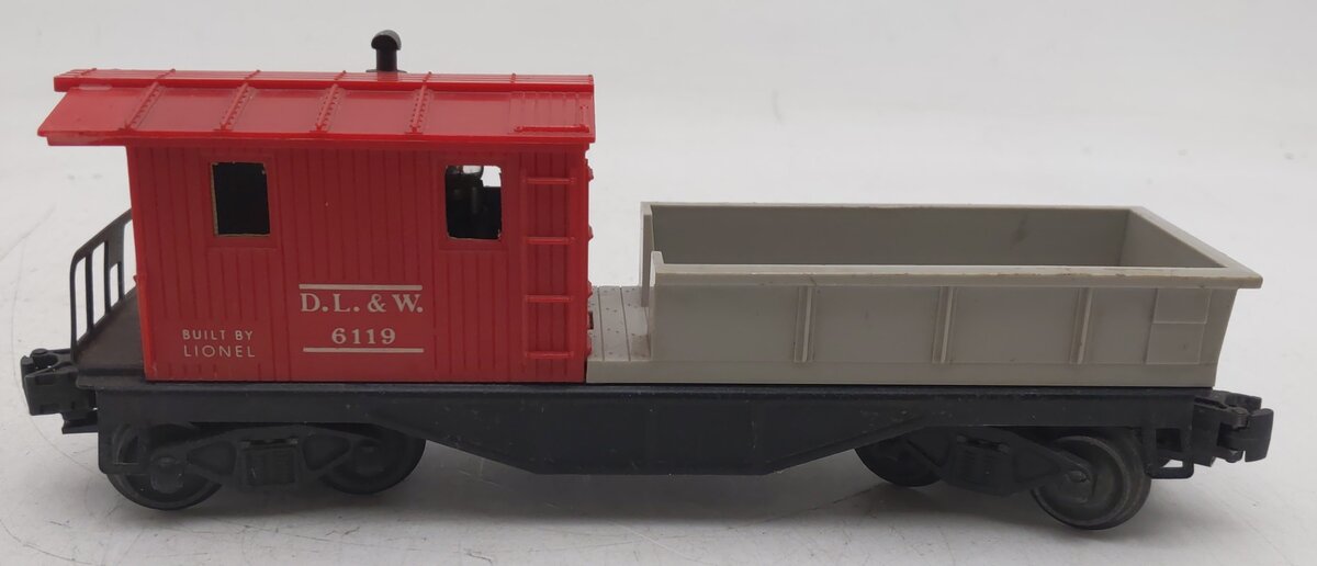 Lionel 6119 Vintage DL&W Red Work Caboose #6119 VG