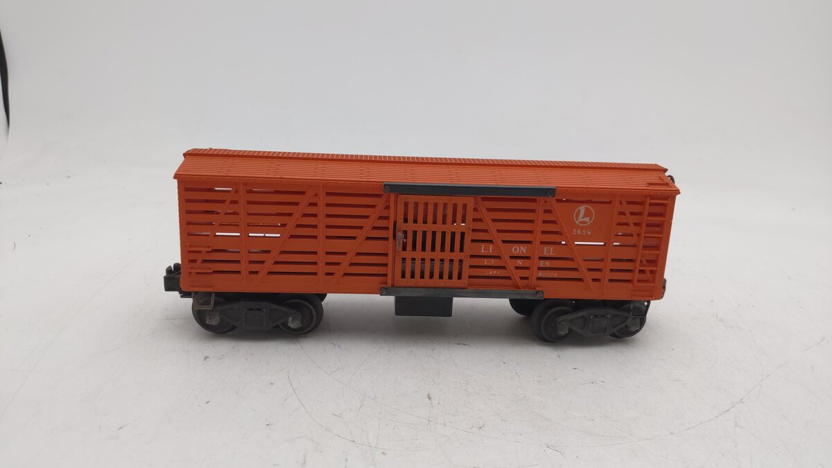 Lionel 3656 Vintage O Armour Operating Cattle Car VG