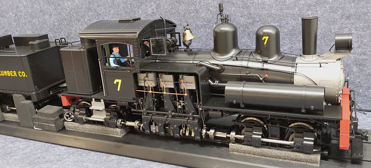 LGB 26702 G Westside Lumber Company Railroad Shay Steam Locomotive #7