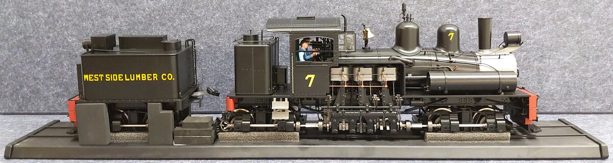 LGB 26702 G Westside Lumber Company Railroad Shay Steam Locomotive #7