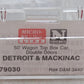 Micro-Trains 07900030 N Scale D&M 50' Double Door Wagon Top Boxcar #3440 EX/Box