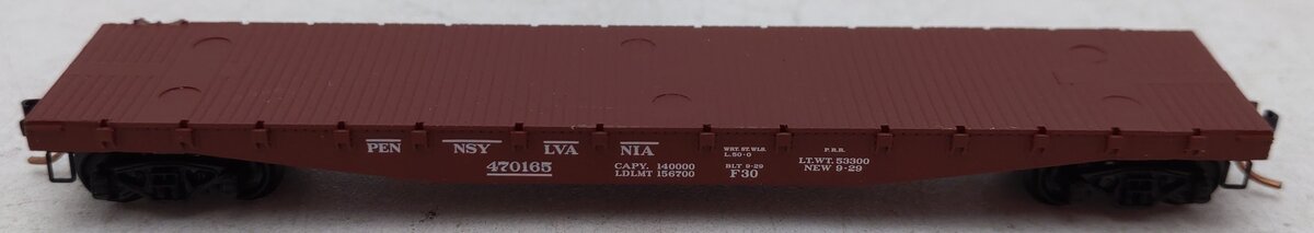 Micro-Trains 04500140 N Pennsylvania 50' Fishbelly Side Flatcar #470165 EX/Box