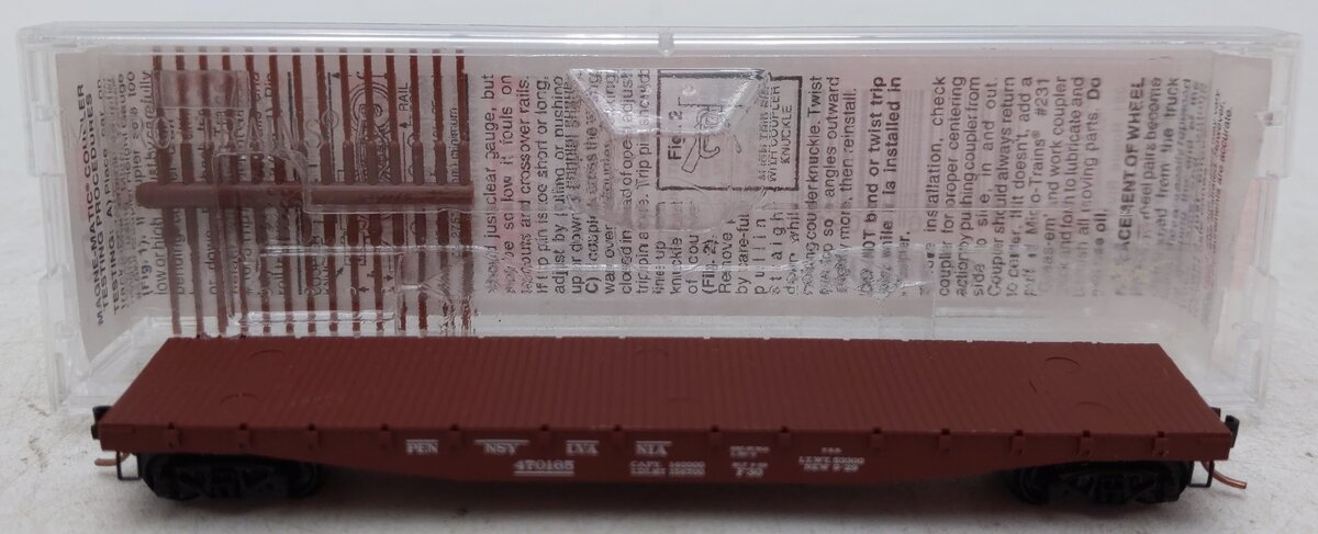 Micro-Trains 04500140 N Pennsylvania 50' Fishbelly Side Flatcar #470165 EX/Box
