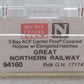 Micro-Trains 09400160 N Great Northern 3-Bay ACF Covered Hopper #171747