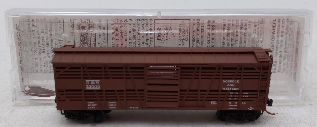 Micro-Trains 03500150 N Norfolk & Western 40' Despatch Stock Car #33000/Box
