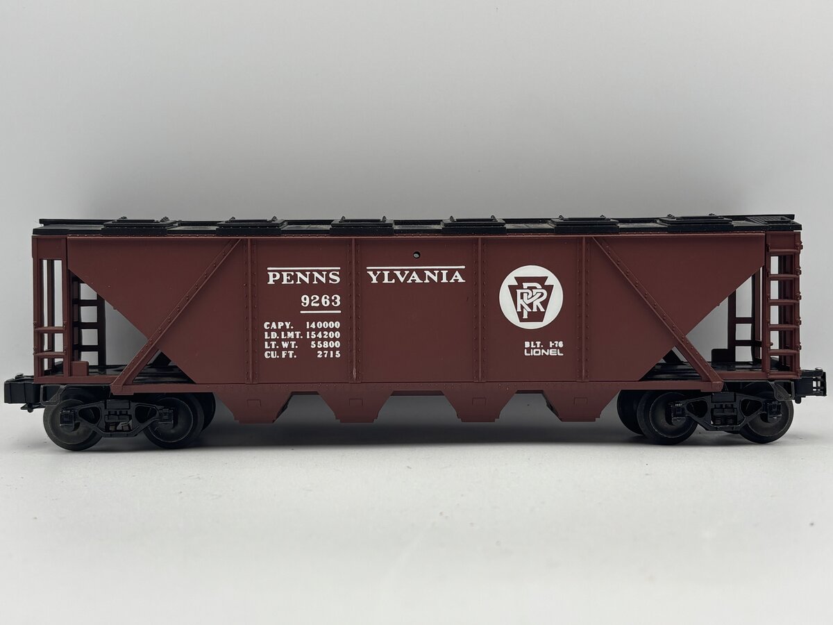 Lionel 6-9263 O Gauge Pennsylvania 4 Bay Hopper Car EX/Box