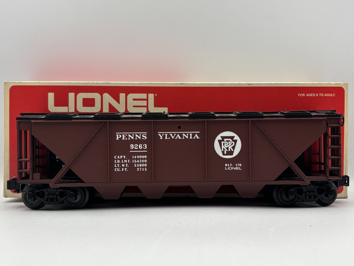 Lionel 6-9263 O Gauge Pennsylvania 4 Bay Hopper Car EX/Box