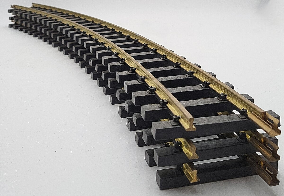 USA Trains R81700 G Brass 10' Diameter Curved Track Section [3] EX