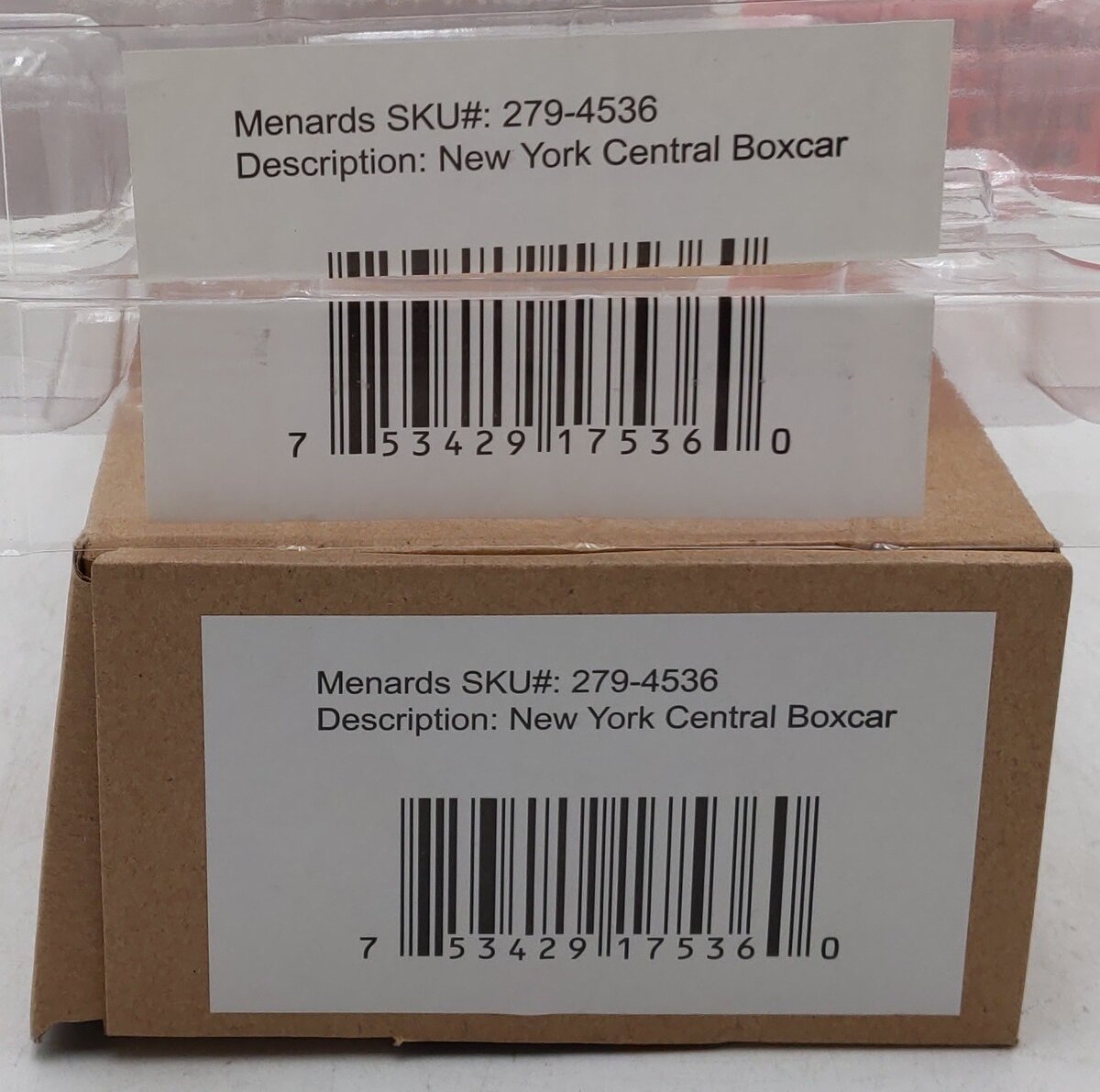 Menards 279-4536 New York Central Box Car #17566 EX/Box